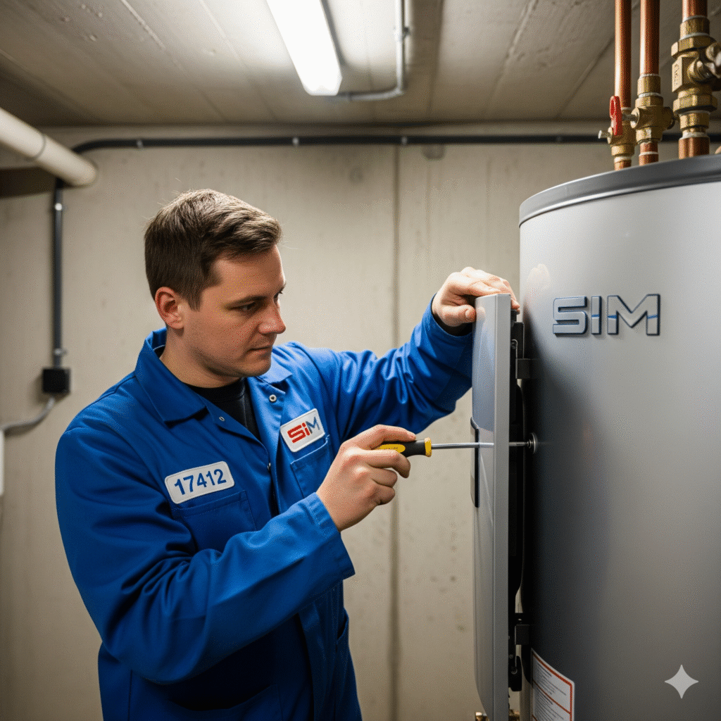 صيانة سخان سيم