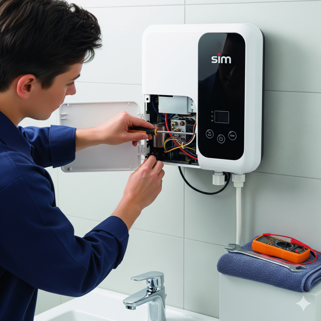 صيانة سخان سيم