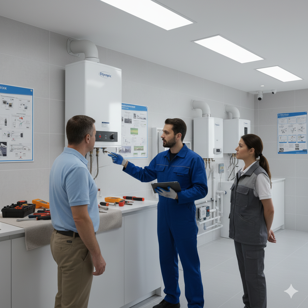 صيانة سخان اوليمبك