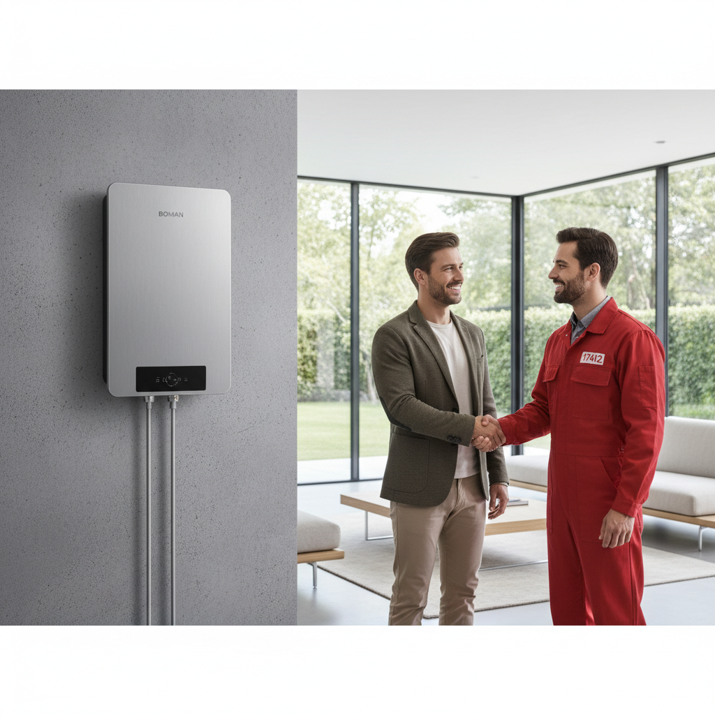 صيانة سخان بومان