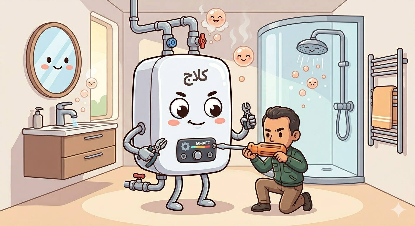 صيانة سخان كلاج