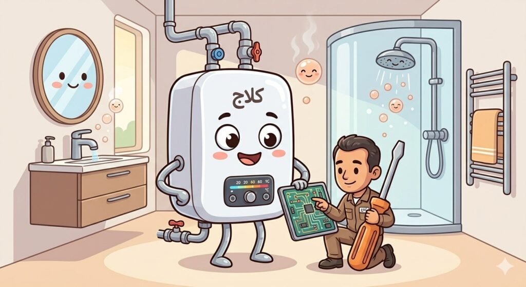صيانة سخان كلاج